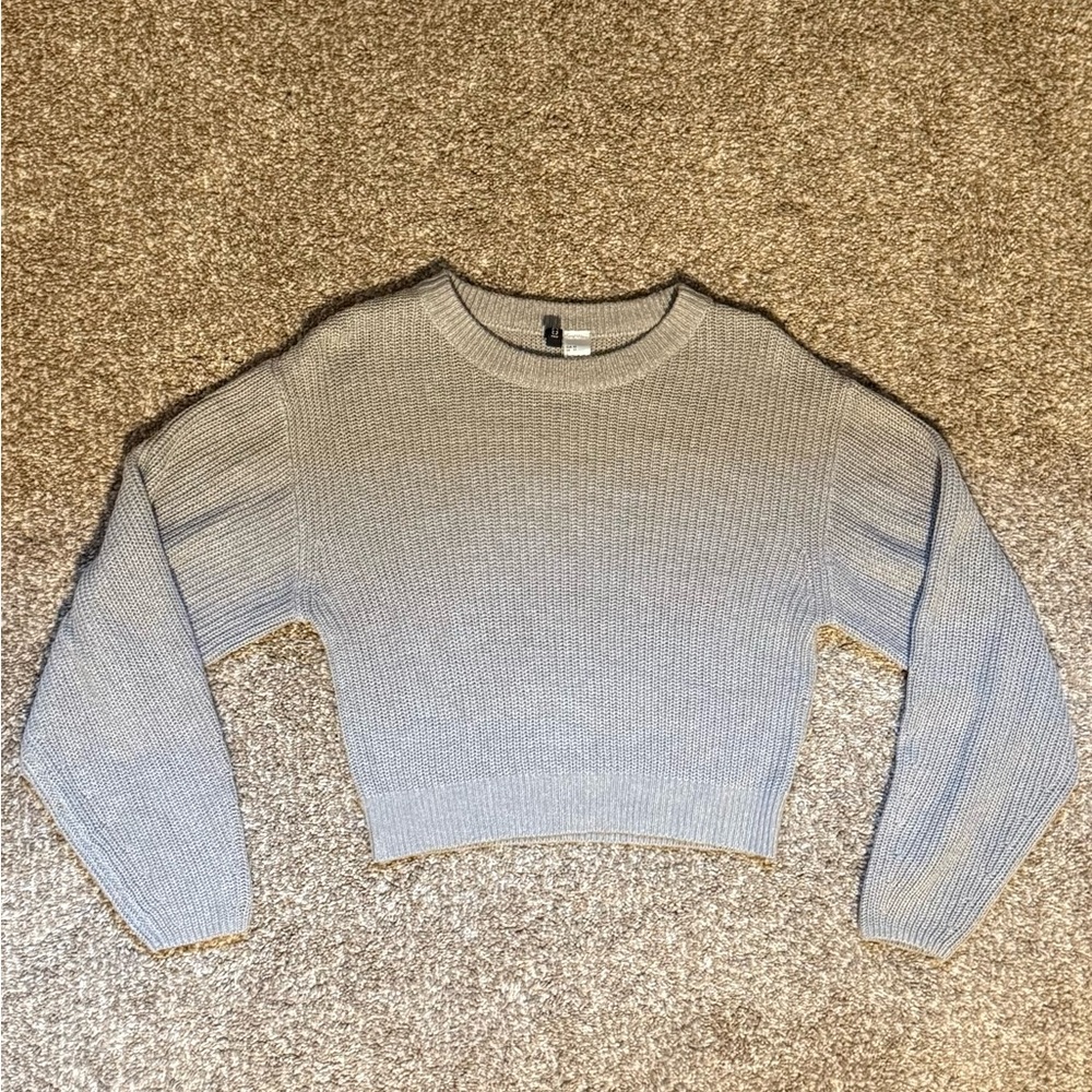 H&M Light Gray Knit Sweater
